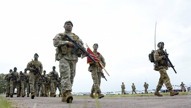 Se conmemoró el 143º aniversario de la creación de la Infantería de Marina