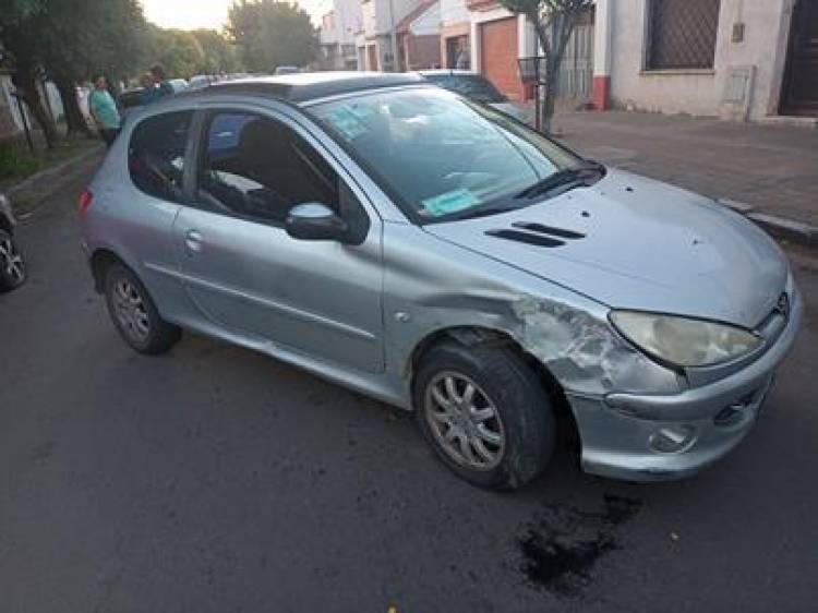 Este martes ocurrió un accidente de tránsito en Alberdi al 300