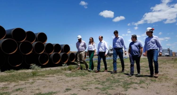 Avanza la obra para traer más crudo desde Vaca Muerta a Puerto Rosales