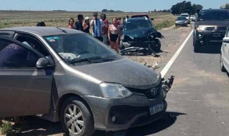 Choque en cadena en la Ruta 3 a la altura del kilómetro 603