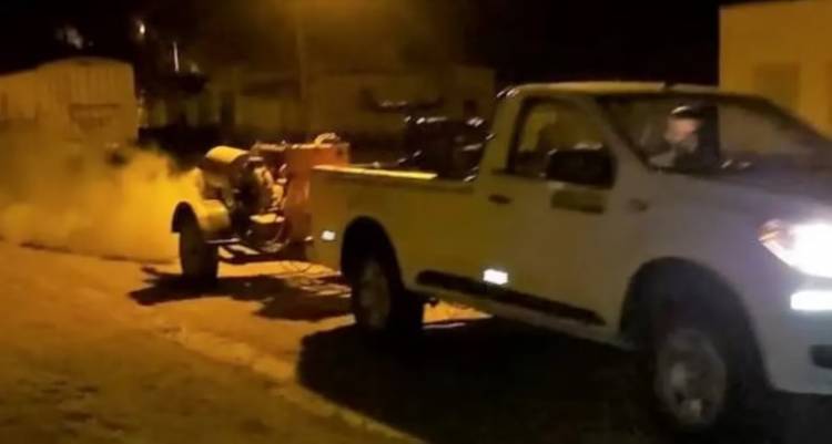 Cronograma de fumigación por barrios para febrero 2023