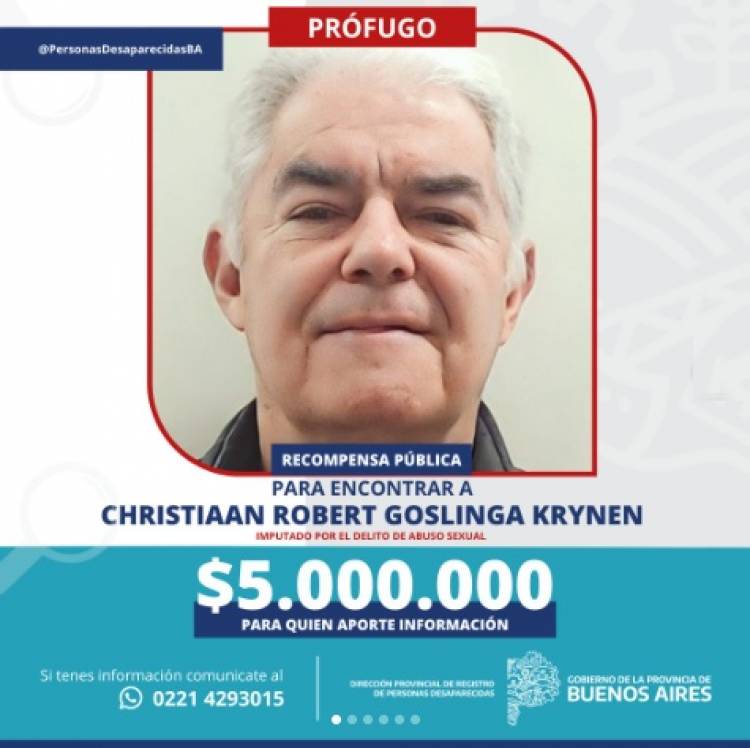 Ofrecen recompensa para dar con un prófugo investigado por abuso sexual de menores en Bahía Blanca