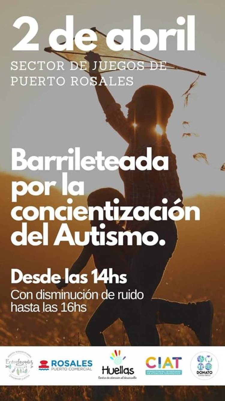Este domingo 2 de abril se realizará una barrileteada por la concientización del autismo
