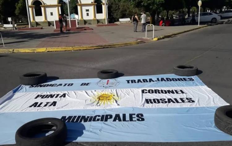 Se anuncio un nuevo paro de trabajadores municipales de Coronel Rosales