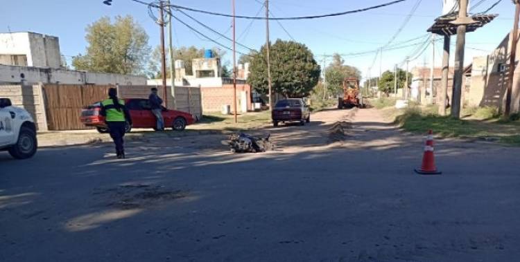 Un hombre herido tras protagonizar un accidente de tránsito