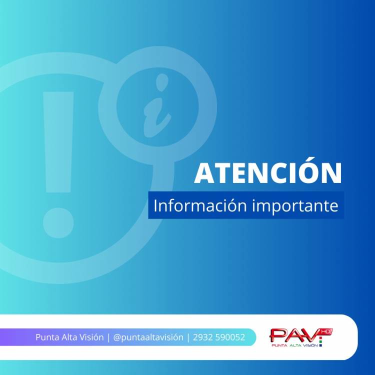 Punta Alta Visión y Punta Alta Digital alertan a la comunidad 
