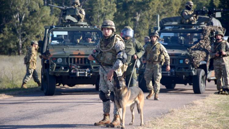 La Organización de las Naciones Unidas evaluó a personal de la Infantería de Marina