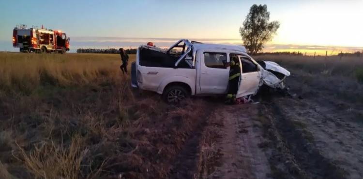 Una beba de 6 meses falleció tras el vuelco de una camioneta en Ruta 3