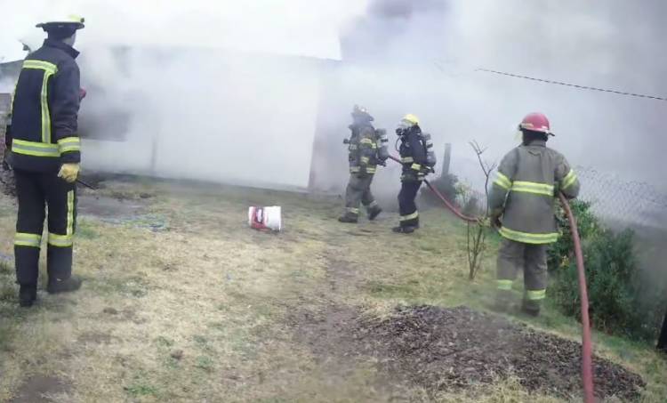 Pérdidas totales en una vivienda tras un incendio
