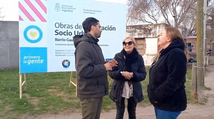 El trabajo social de una cooperativa local en Barrio Gaudi