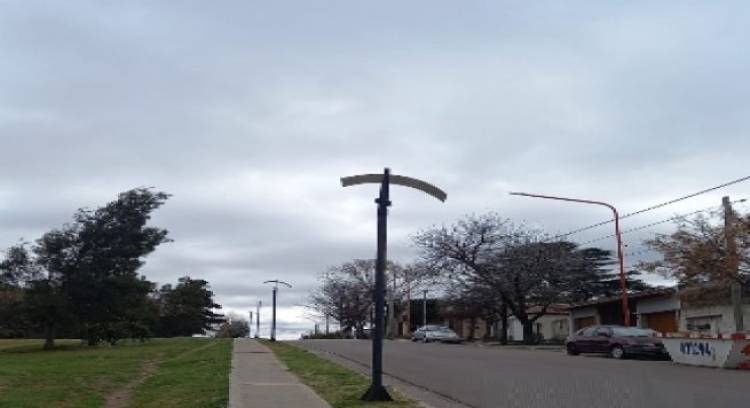 Nuevo sistema de luces LED en el Parque San Martín