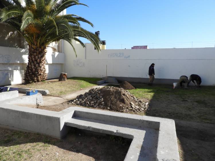 El Municipio de Coronel Rosales pone en valor la plazoleta del Registro Civil