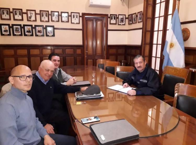 APCJ realizó una reunión de trabajo en la sede del Comando de Adiestramiento y Alistamiento de la Armada