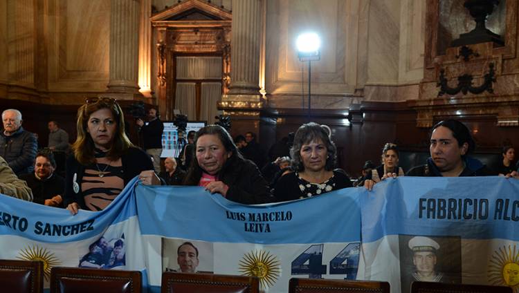 Homenajearon a los tripulantes del submarino ARA “San Juan” en el Senado de la Nación
