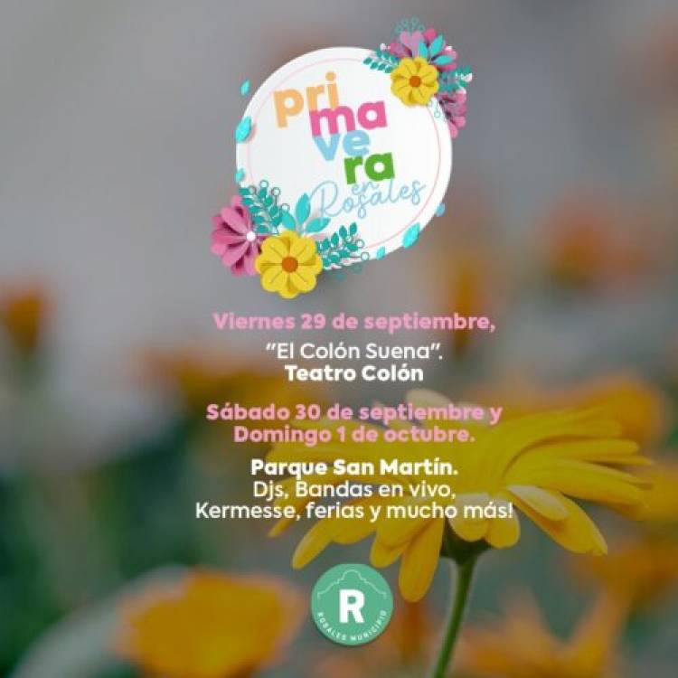 El Municipio celebrará la primavera en el Teatro Colón y el Parque San Martín con diferentes propuestas