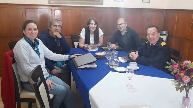 APCJ realizó una reunión de trabajo en el Hospital Naval Puerto Belgrano