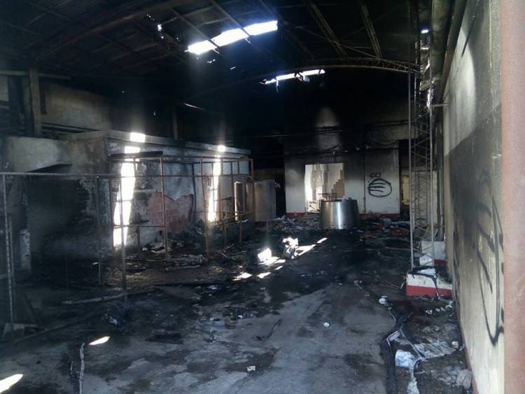 Otra vez un incendio en la ex Caipal