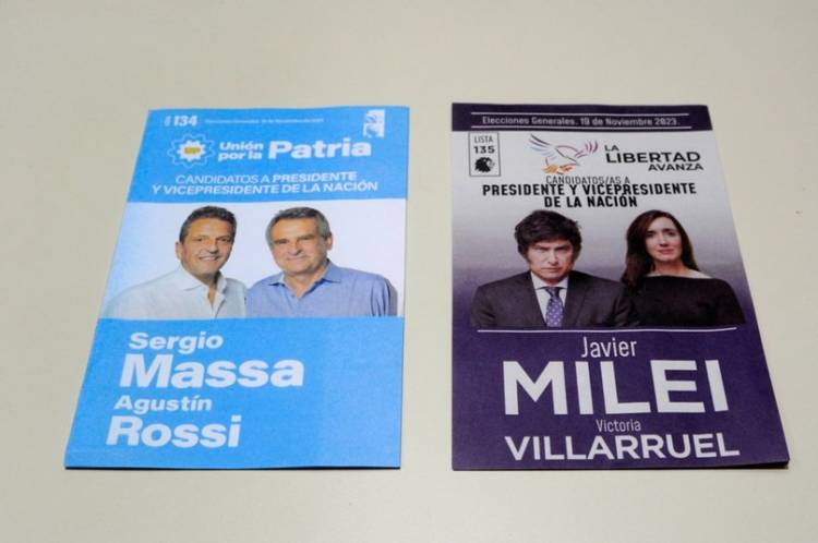 Ballottage: Mirá las boletas que vas a encontrar en el cuarto oscuro el próximo domingo