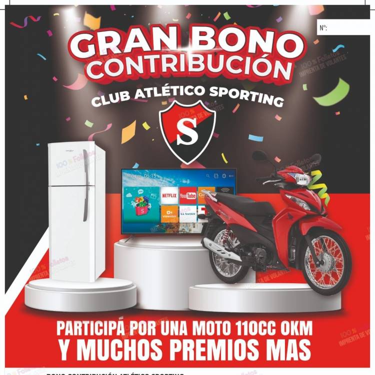 El Club Sporting lanzó un gran bono contribución