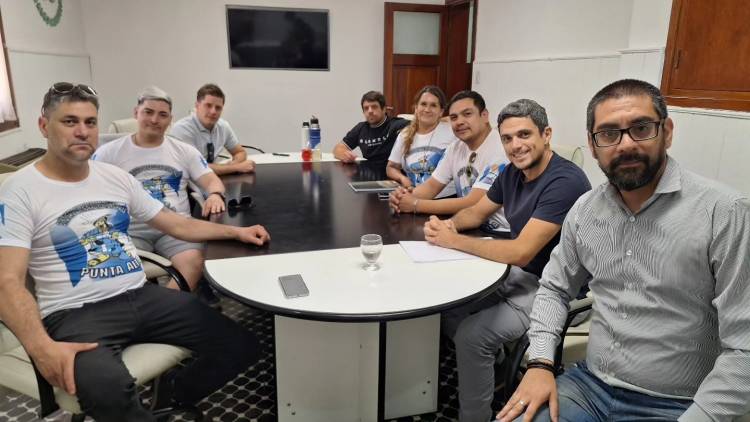 El Intendente Rodrigo Aristimuño recibió a las autoridades del Sindicato de Trabajadores Municipales