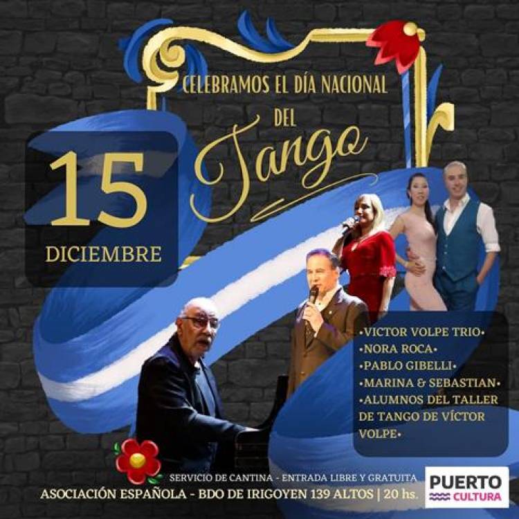 Se celebrará el Día Nacional del Tango en la Asociación Española