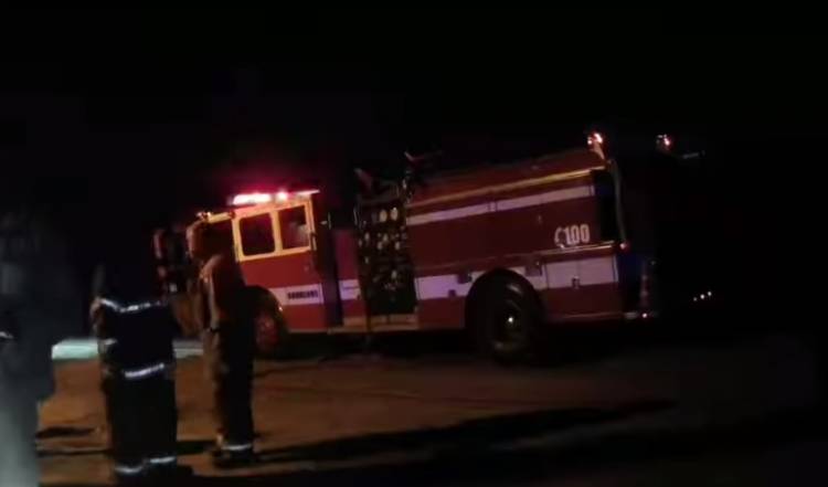 Bomberos Voluntarios acudieron al incendio de una vivienda en Pedro Pico al 1100