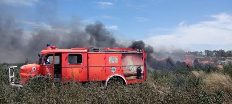 Bomberos Voluntarios de Pehuen Co asistieron a un incendio de grandes magnitudes en el basural