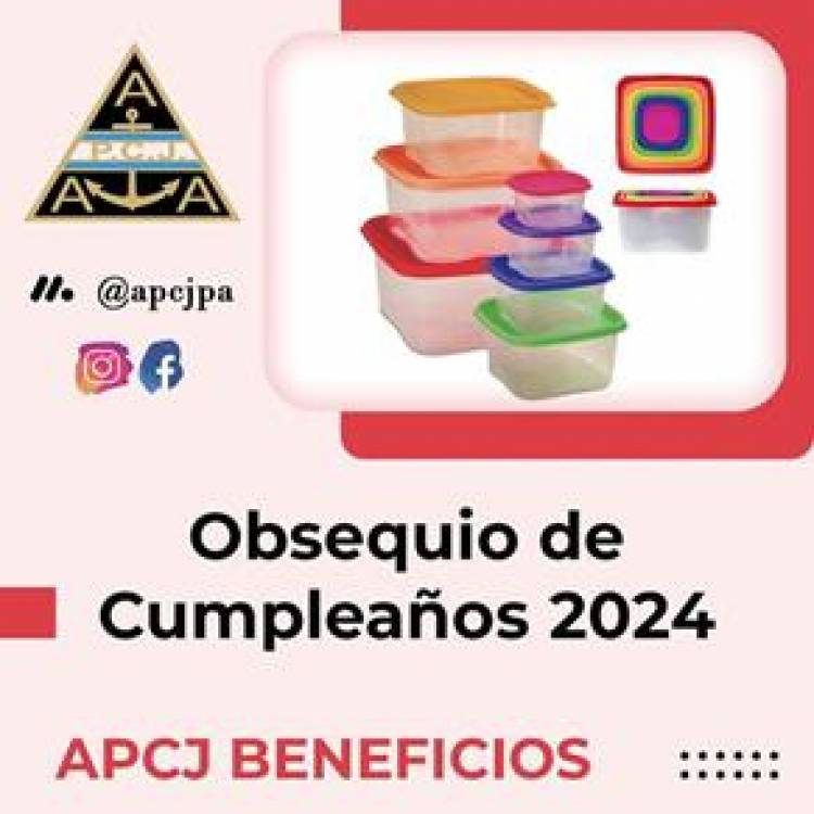 APCJ informa a sus afiliados sobre los nuevos obsequios de cumpleaños para este 2024