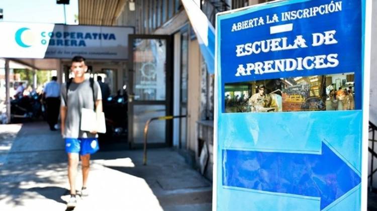 Extendieron el plazo para inscribirse en la Escuela de Aprendices Operarios
