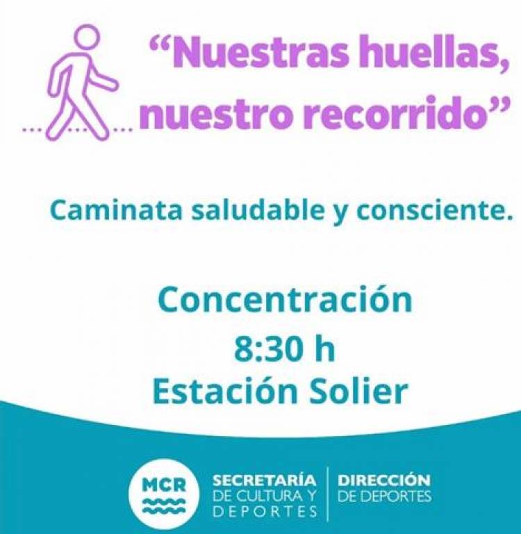Se realizará la caminata saludable “Nuestras Huellas, nuestro recorrido”
