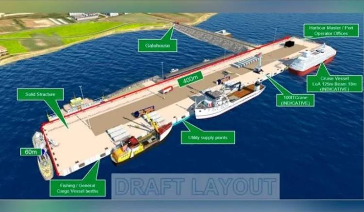 Construirán en Malvinas un puerto que será “la puerta de entrada a la Antártida“