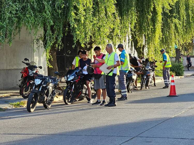 Secuestraron 14 motos en controles de tránsito