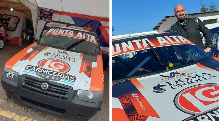 El Puntaltense Juan Pablo Izarra tuvo un buen inicio de temporada 2024 en Fiat Uno Pista