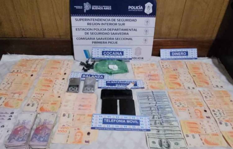Pigüe: Allanamiento y detención a una pareja de nuestra ciudad por venta de drogas