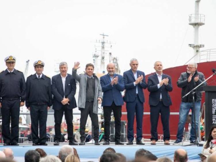 El Gobernador Kicillof anunció que estará en Puerto Belgrano para recibir la compuerta