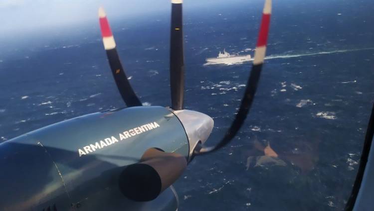 Ejercitación de Unidades de las Armadas de Argentina y Francia