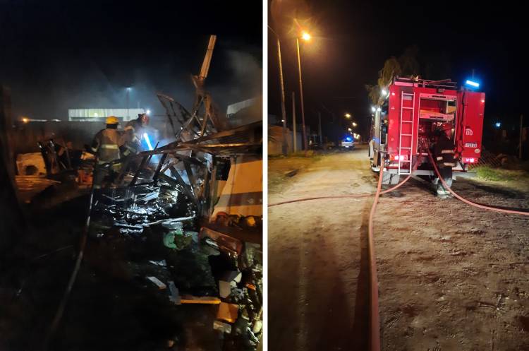 Pérdidas totales en el incendio de una vivienda