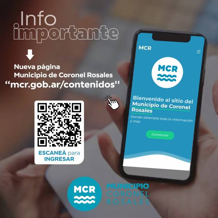 El Municipio de Coronel Rosales informa sobre su nuevo sitio web