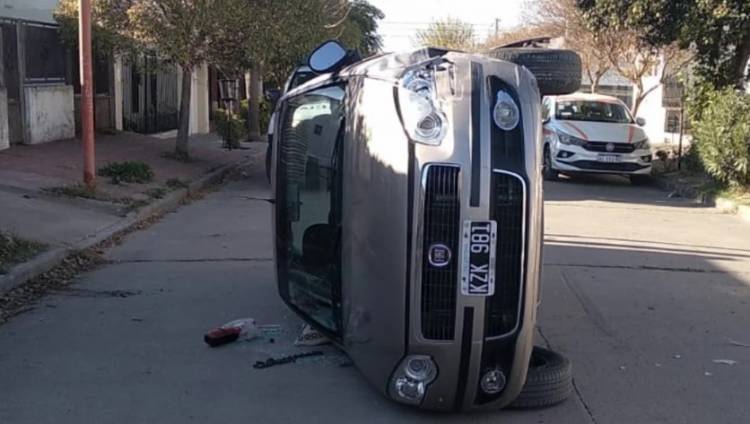 Un hombre fue asistido tras un vuelco