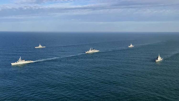 Unidades de la Flota de Mar regresaron a la Base Naval Puerto Belgrano