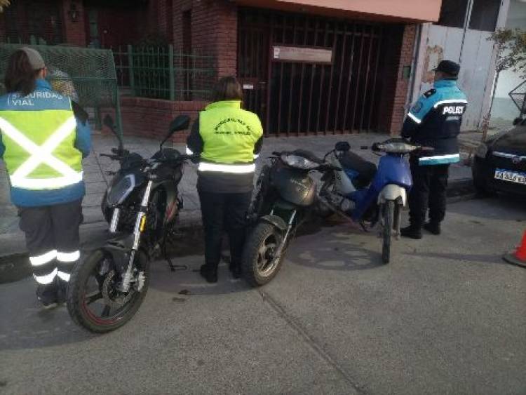 Se realizaron controles y 3 motos fueron secuestradas por falta de documentación