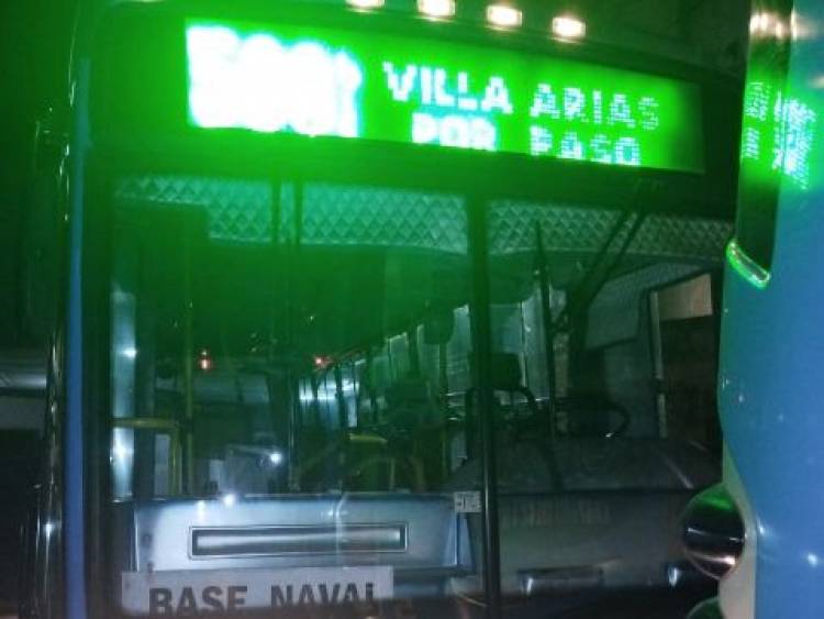 La línea 503 BIS de Villa Arias volverá a ingresar a la Base Naval Puerto Belgrano