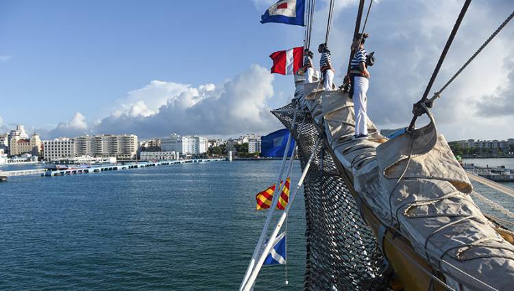 La fragata ARA “Libertad” arribó a San Juan de Puerto Rico