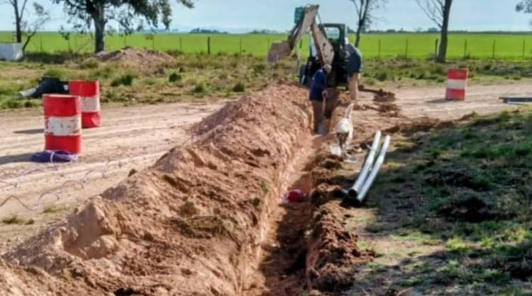 Avanza la obra de agua potable en Bajo Hondo