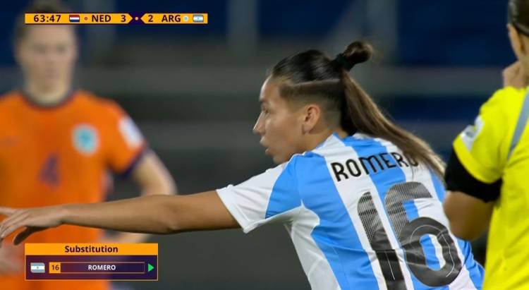 La Puntaltense Julieta Romero fue parte del empate de Argentina ante Países Bajos en el Mundial Sub 20
