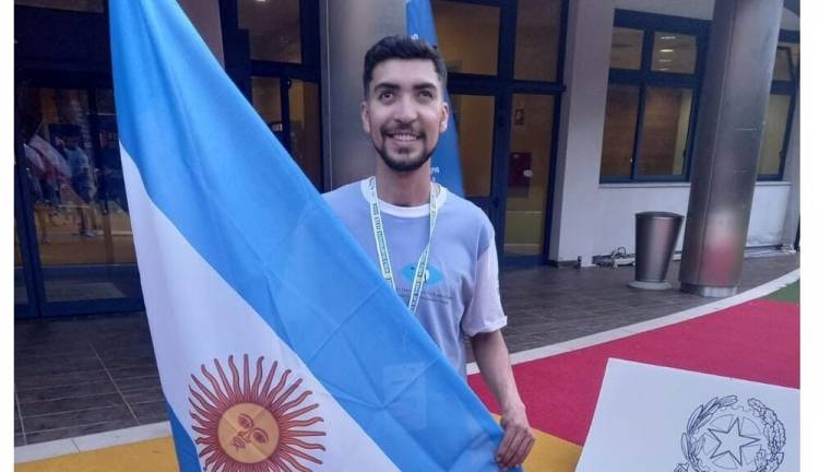 El Puntaltense Andres “Pachi” Salinas tuvo un destacado desempeño en el Mundial de Tenis para Ciegos en Italia