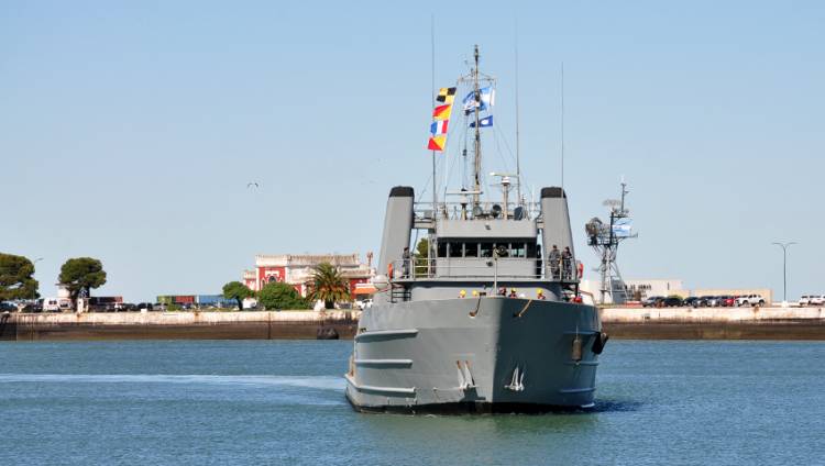 El aviso ARA “Teniente Olivieri” regresó a la Base Naval Puerto Belgrano