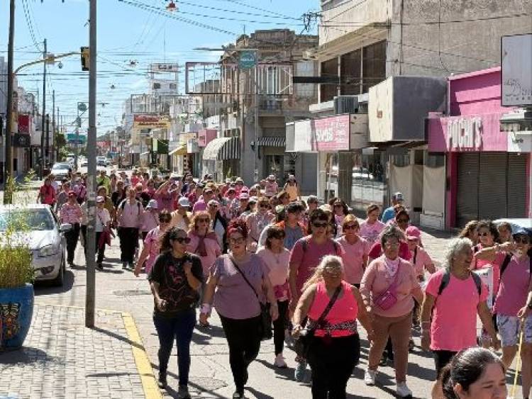 LALCEC hizo una nueva caminata por la vida en Punta Alta
