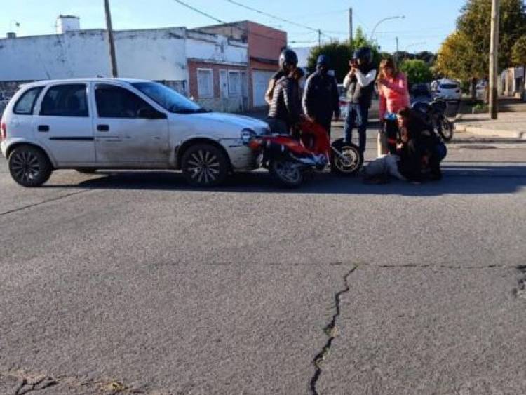 Dos personas heridas tras un accidente de tránsito