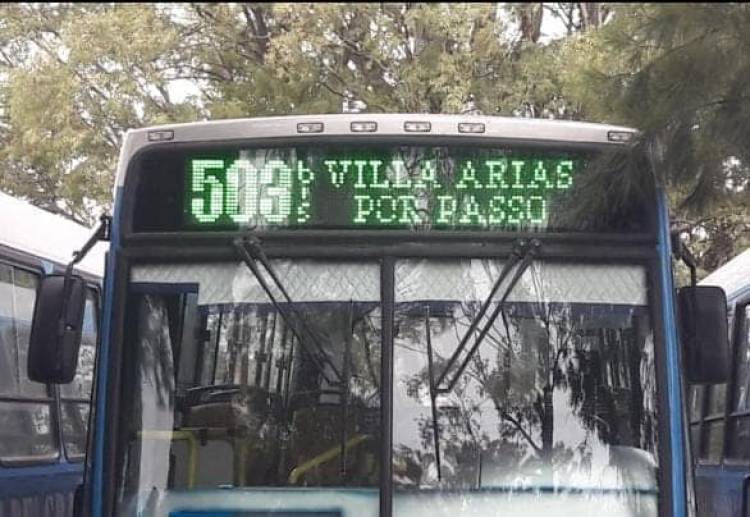 Por una ordenanza municipal, no permiten ingresar la línea 503bis de Villa Arias a la BNPB